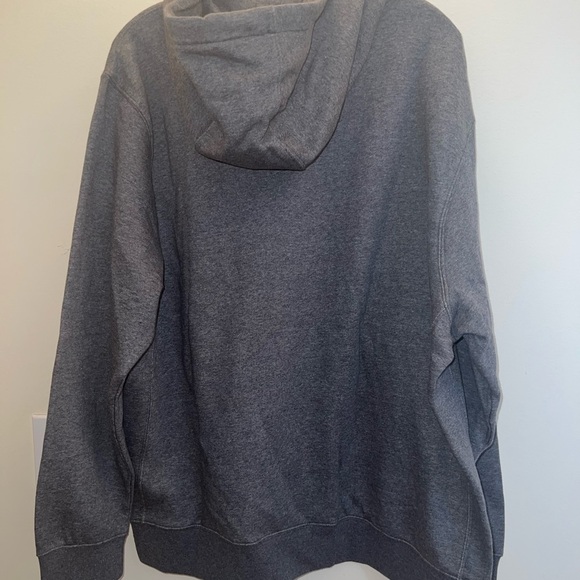 Nike Gray Sweatshirt Hoodie with Iconic Swoosh - Picture 5 of 6